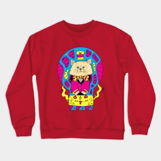 7 Cats and The Aristocat CMYK Crewneck Sweatshirt